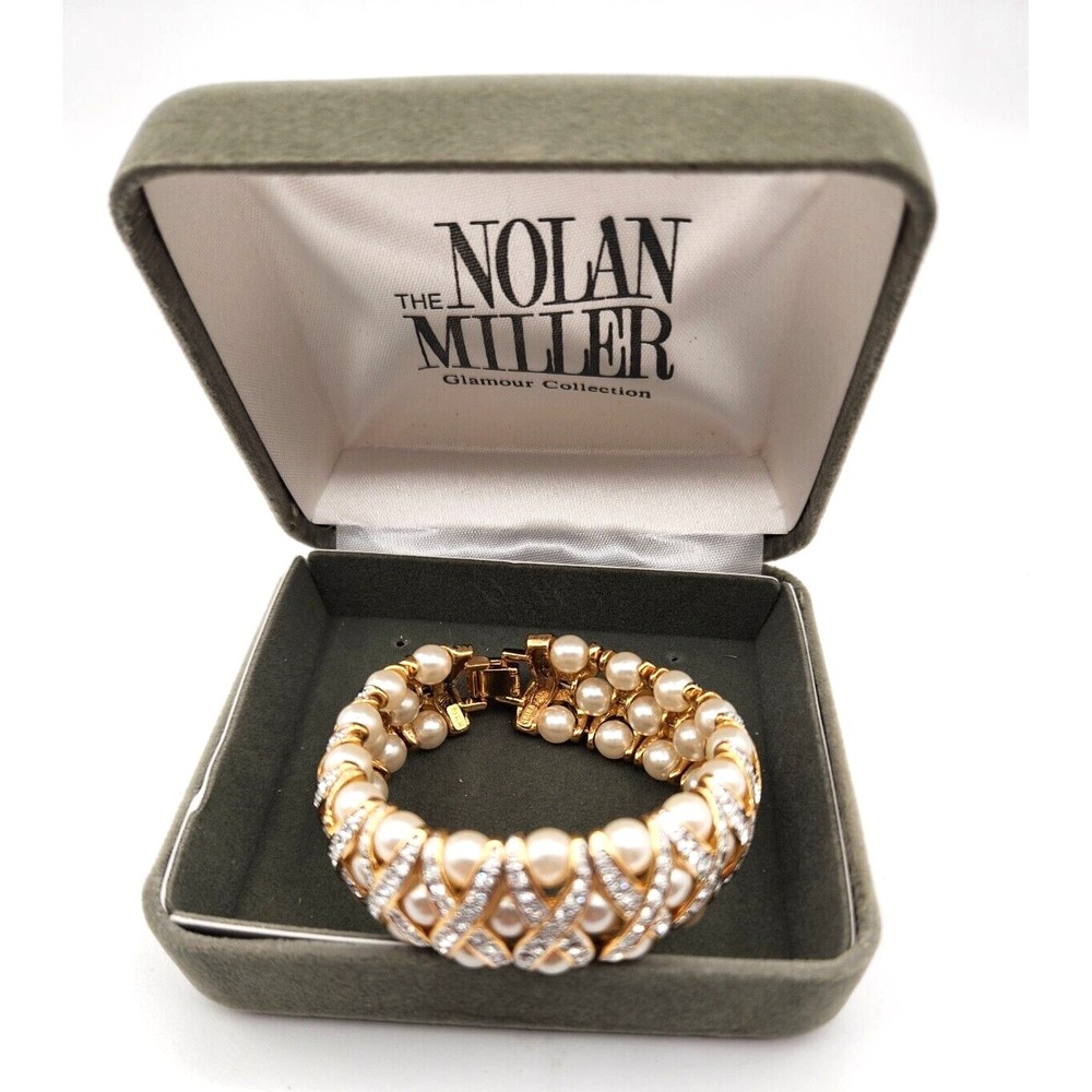 Nolan Miller Glamour Collection Once in a Lifetime Bracelet Original Box
